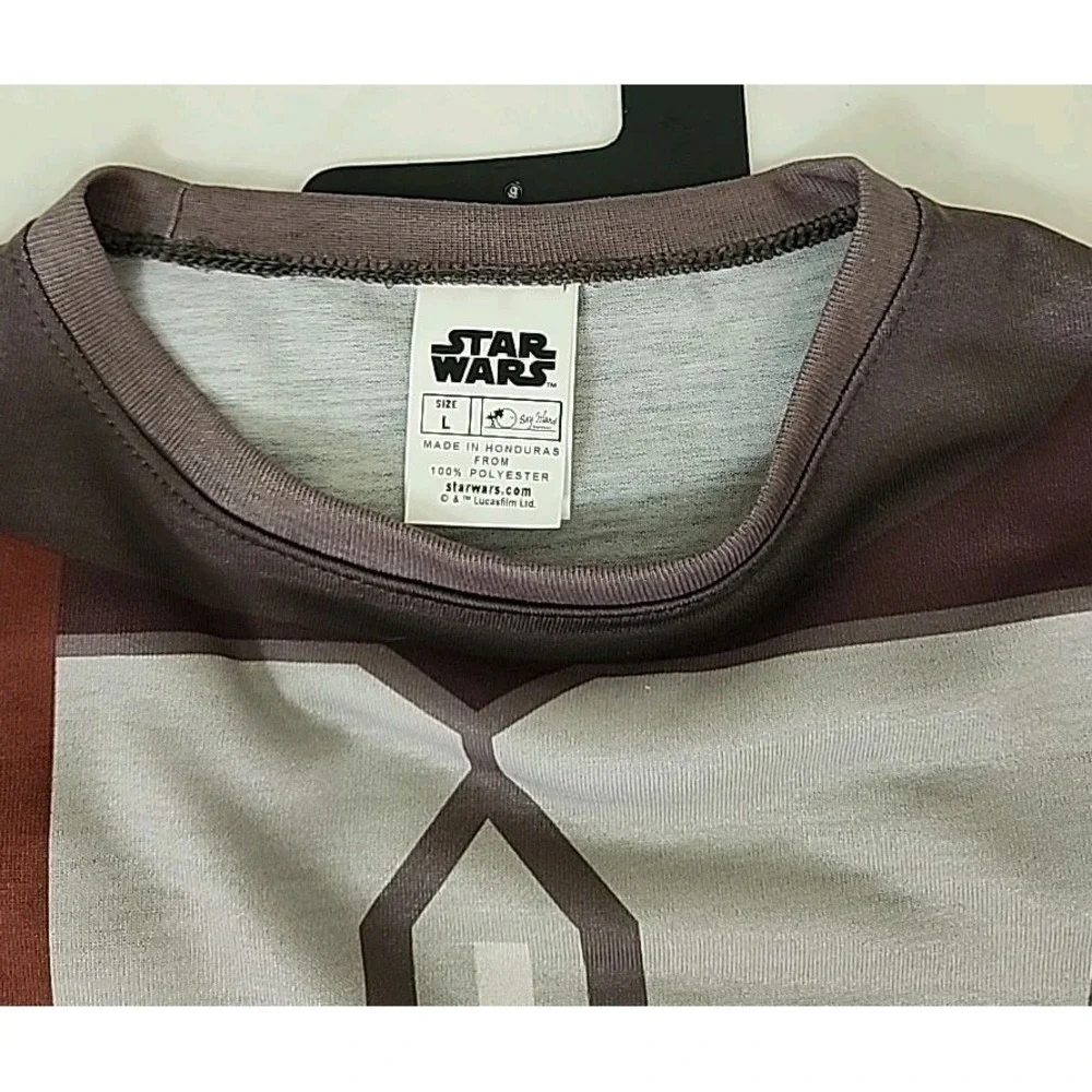 New Grogu Graphic Dog Shirt Large Star Wars License Mandalorian Dog Lovers NWT